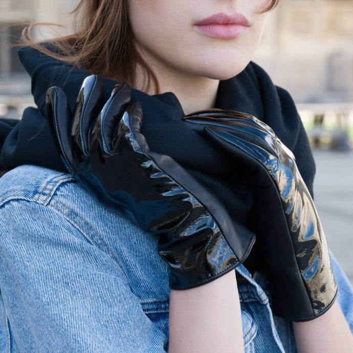 Połyskujące rękawiczki napo gloves