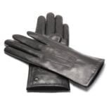 Czarne rękawiczki napoCLASSIC ze skóry