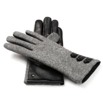 Skórzane rękawiczki na zimę i jesień napoFELT