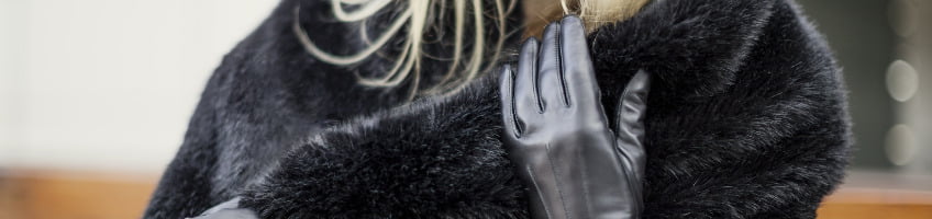 eleganckie rękawiczki damskie z technologią touchscreen