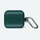 Zielony audioCASE Classic Leather do AirPods 3 - elegancja i ochrona
