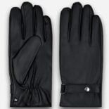 czarne męskie rękawiczki eco