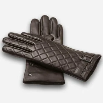brązowe rękawiczki dla kobiet