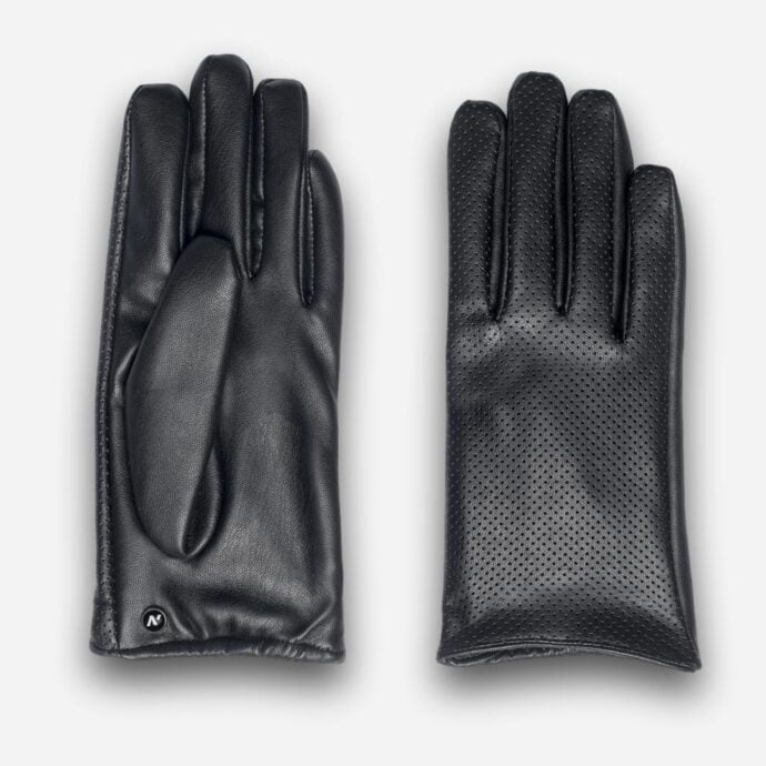 damskie rękawiczki czarne
