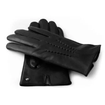 Klasyczne zimowe rękawiczki z kaszmirową podszewką