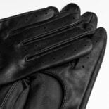 Czarne rękawiczki całuski dla kobiet
