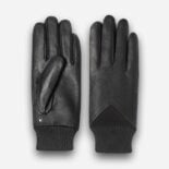 rękawiczki męskie w kolorze czarnym