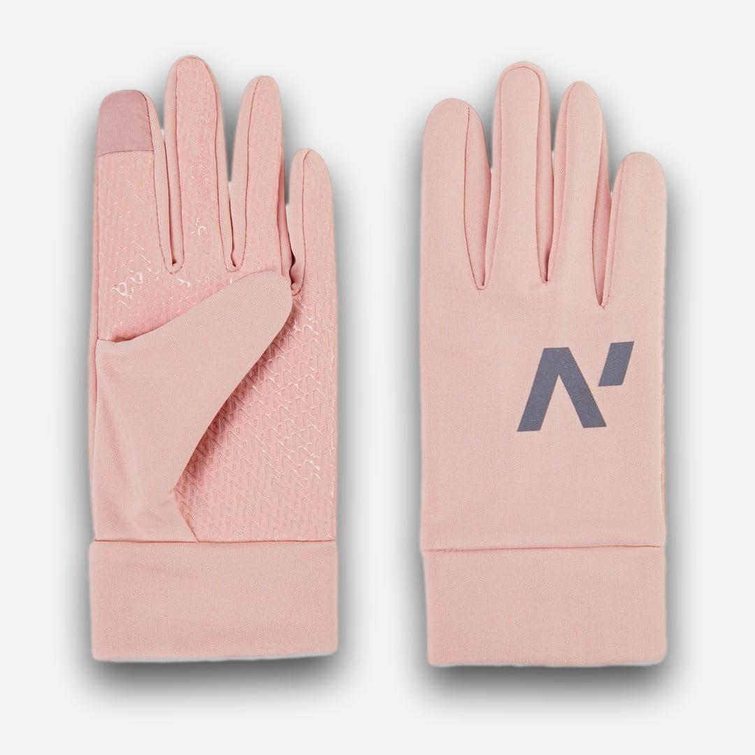 różowe sportowe rękawiczki