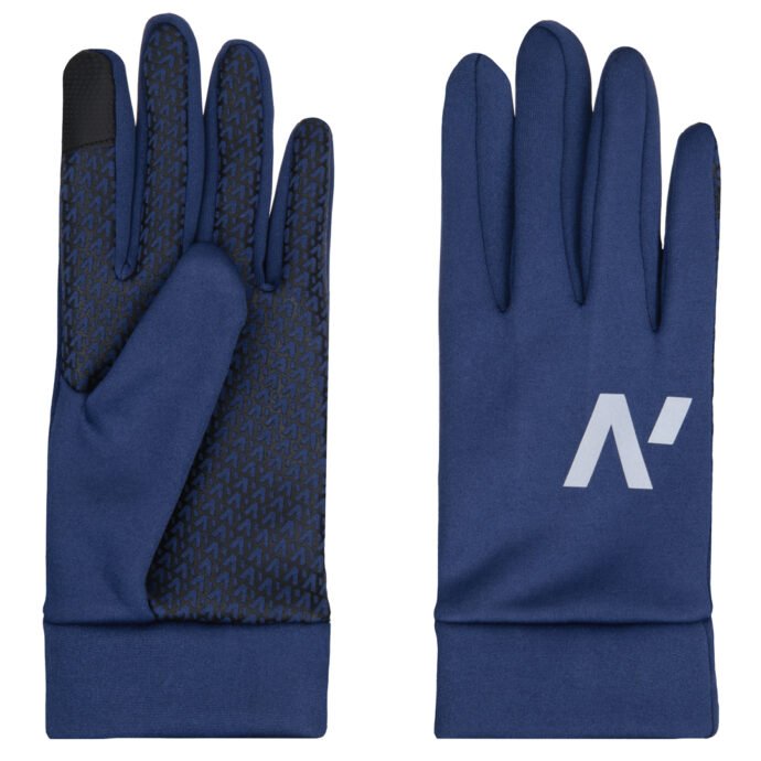 niebieskie rękawiczki sportowe